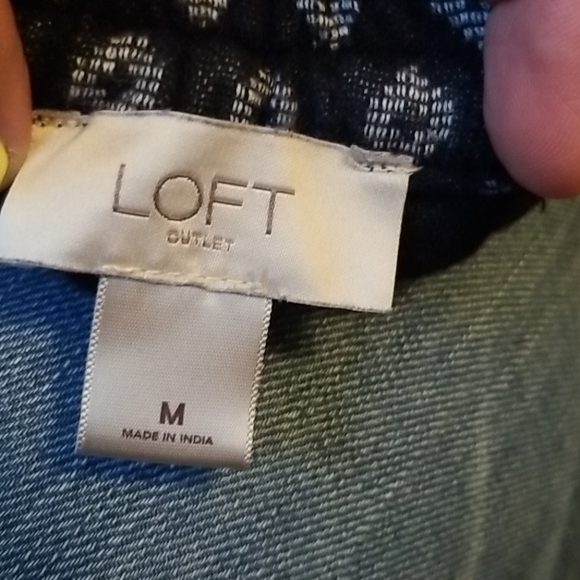 Loft 100% cotton shorts,  med - Picture 7 of 9